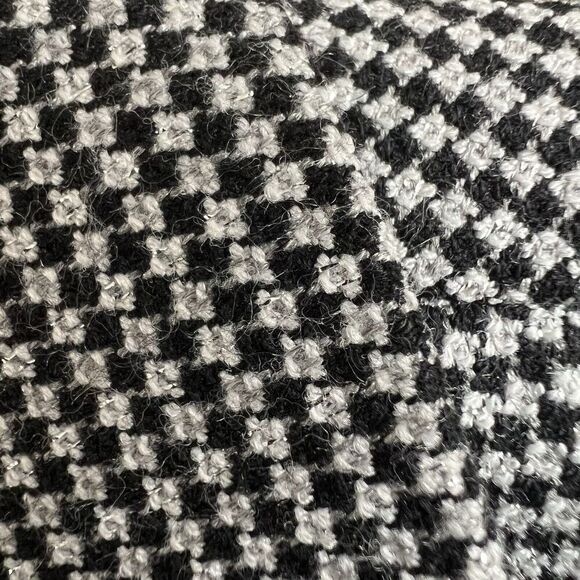 Nine West Women's Longline Blazer Jacket Coat Houndstooth Speckled Gray M New - Picture 6 of 8